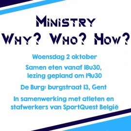 Ministry? Who? Why? How?